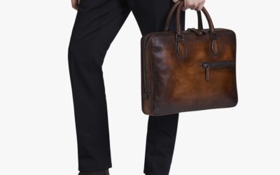 Perfect leather briefcase for the distinguished gentleman